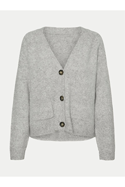 Vero Moda Γυναικεία Ζακέτα 10320457 Γκρι