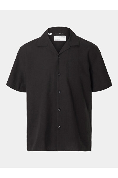 Selected Homme Ανδρικό Πουκάμισο 16092978 Μαύρο