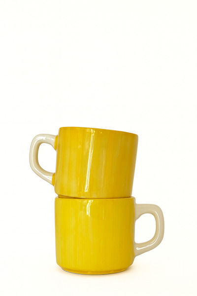 Hausette 2-Piece Ceramic Turkish Coffee Set, Mug, Turkish Coffee Cup, Cup, Mug