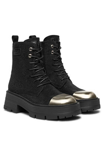 GOE γυναικεία μποτάκια OO2N4113-W2 μαύρα