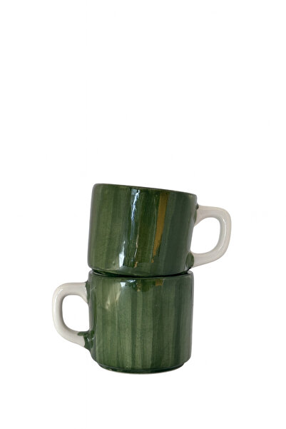 Hausette 2-Piece Ceramic Turkish Coffee Set, Mug, Turkish Coffee Cup, Cup, Mug