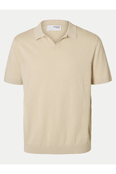 Selected Homme Ανδρικό Πόλο 16096197 Μπεζ
