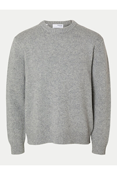 Selected Homme Ανδρικό Πουλόβερ 16094643 Γκρι