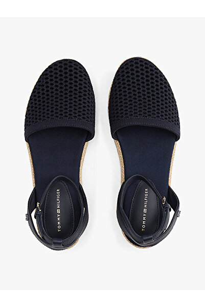 Tommy Hilfiger Women's Knit Mesh Espadrille Heeled Sandals