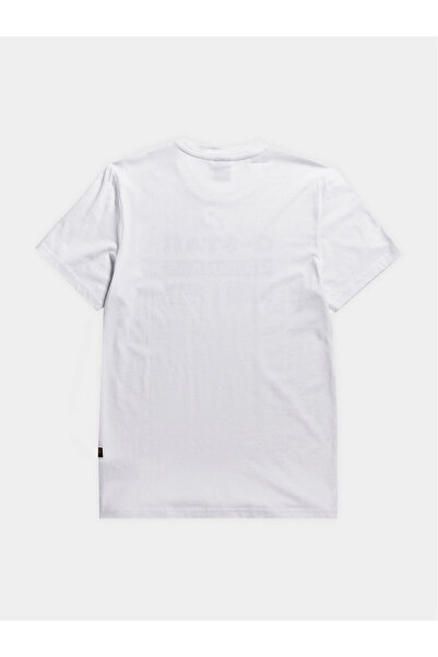 G-STAR RAW Ανδρικό T-Shirt G Star Raw D24420-336 Λευκό
