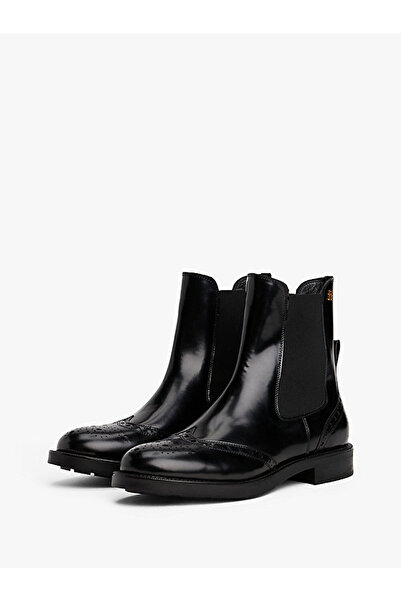 Tommy Hilfiger kadın brogue chelsea bot