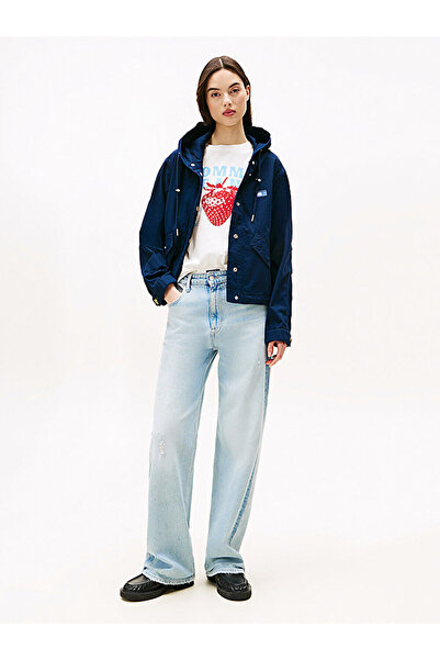 Tommy Hilfiger Women's Tjw Badge Hooded Coat