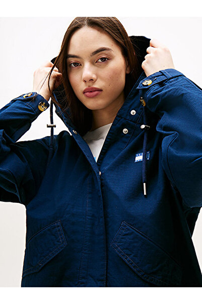 Tommy Hilfiger Women's Tjw Badge Hooded Coat