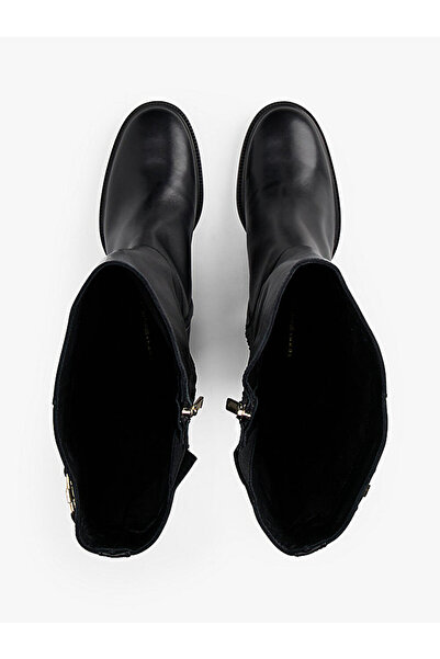 Tommy Hilfiger Women's Stacked Heel Boots