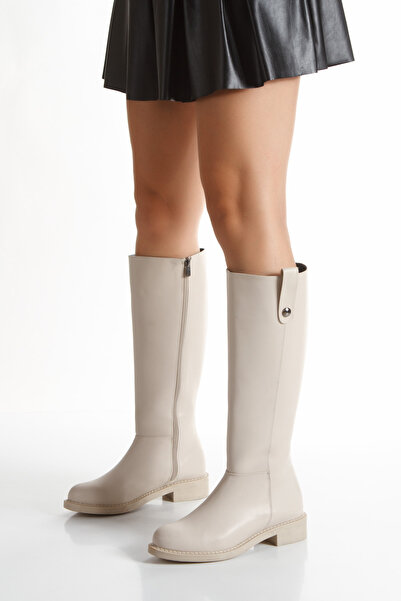 muhhu moda Καθημερινές μπότες με επίπεδη σόλα με πλήρη εφαρμογή