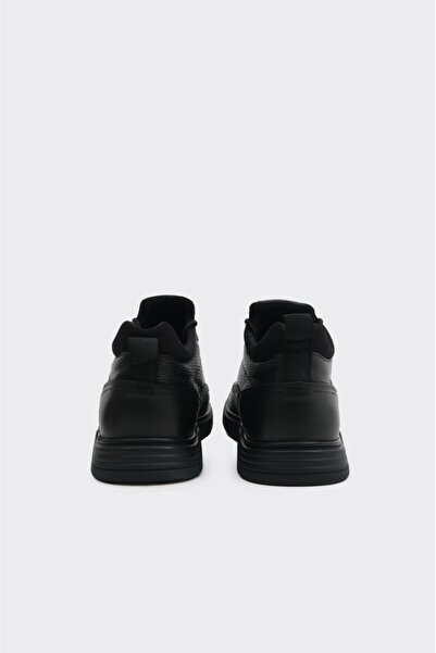 derinet Bağcıklı Hakiki Deri Erkek Bot