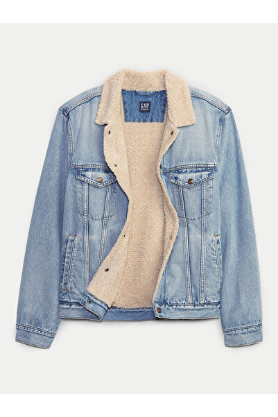 GAP Ανδρικό τζιν μπουφάν 736375-02 Μπλε