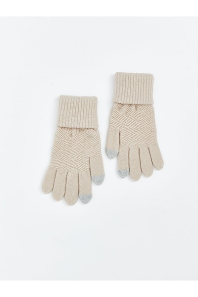 LC Waikiki Touchscreen Detailed Women's Gloves (W3)