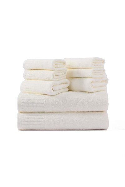 sharpdo Pure Cotton 8-Pack Towel Set (Bath, Hand, Washcloth)