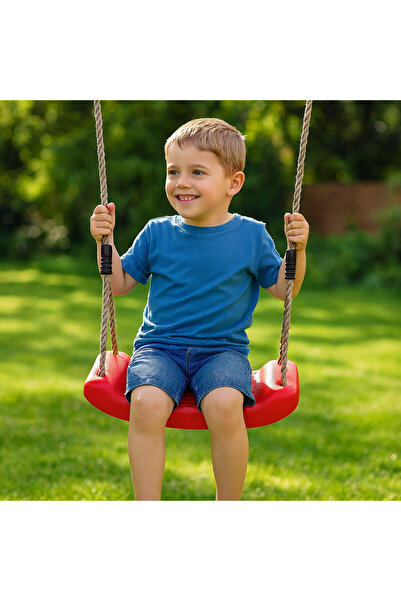 SGTT Children's swing 43x17x10cm, plastic, max 70 kg, Red