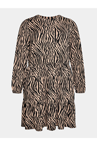 Veromoda Curve Γυναικείο Φόρεμα Vero Moda Curve 10301827 Μπεζ