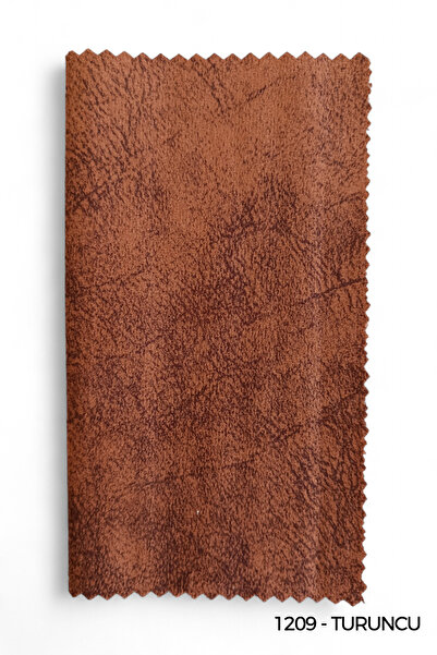 ELS DALLAS 1 METRE TURUNCU RENK 1.SINIF SİLİNEBİLİR ASTARLI DÖŞEMELİK KUMAŞ 1...