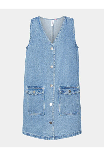 Vero Moda Girl Φόρεμα τζιν για κορίτσια 10301837 Μπλε