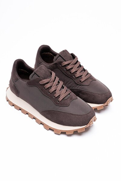 Mubiano Női sportcipők Barna Anorak Velúr részletezett Savira