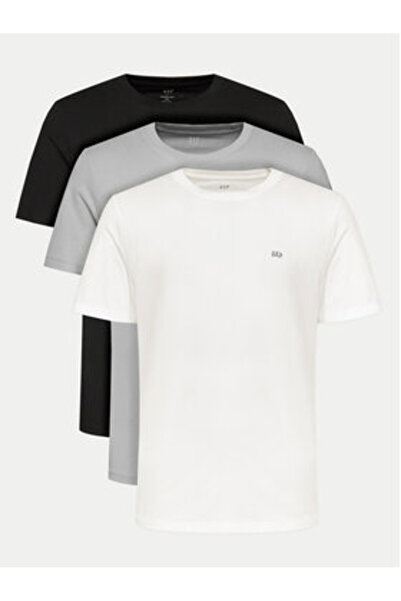 GAP Σετ 3 ανδρικών μπλουζών 542268-00 Πολύχρωμα