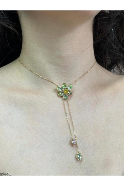 YAGMUR BİJUTERİS قلادة على شكل زهرة