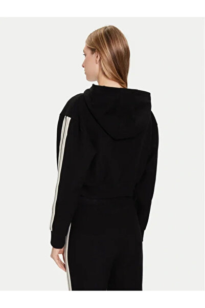 Guess Muriel Kadın Siyah Aktif Yün Karışımlı Sweatshirt V5BQ17KCX52-JBLK