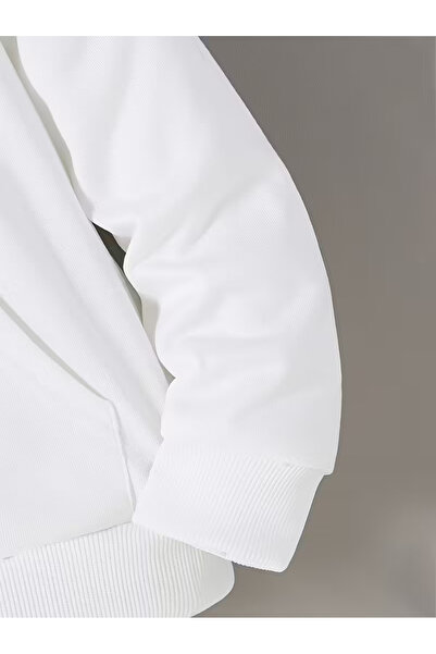 Touz Moda Готичний дизайн Oversize Чорний унісекс кардиган з капюшоном на блискавці