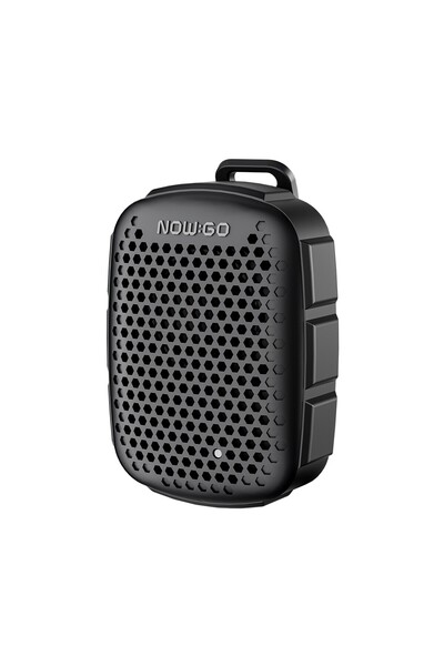 NowGo Lava Clip 5W Klipsli Su Geçirmez Taşınabilir Mini Bluetooth Hoparlör Siyah