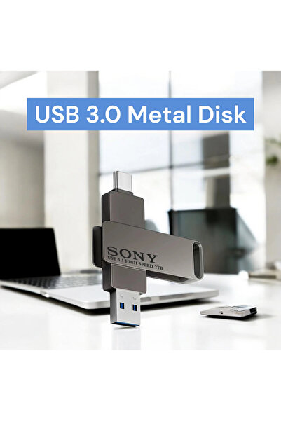 Generic 2TB USB Flash Drive – Ultra High Capacity Portable Storage, High-Speed Data Transfer, Metal U Disk