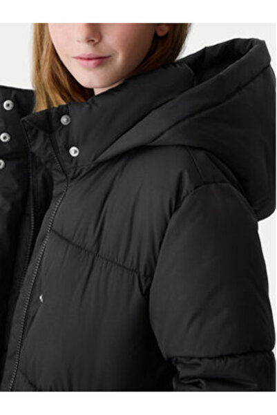 GAP Χειμερινό μπουφάν για κορίτσια 523912-00 Μαύρο