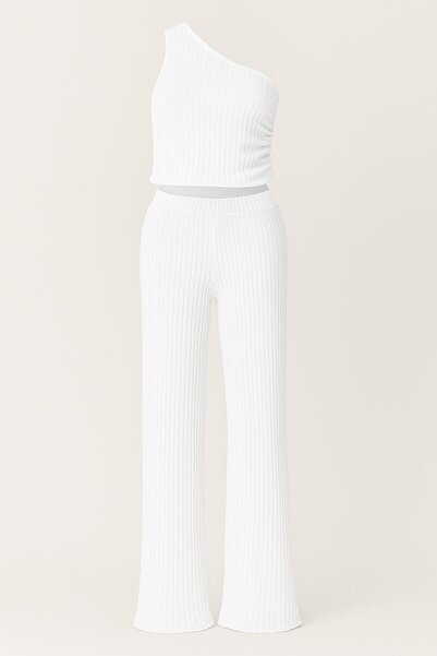 HAKKE Single shoulder & waffle textured double set