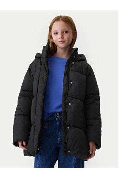 GAP Χειμερινό μπουφάν για κορίτσια 523912-00 Μαύρο