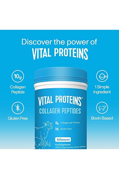 Vital Proteins Collagen Peptides, 284 g, Unflavoured (Bovine-Sourced)