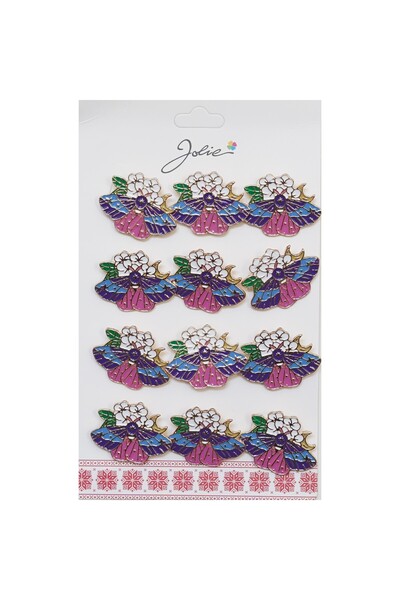 Danex Set 12 Brose Martisor Fluture pe Flori