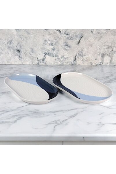 Güral Porselen Bilbao 2 Piece 25 cm Kayak Plate 36561