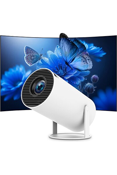 Generic Mini Portable Projector 4K/1080P Full HD, Android 11 & Netflix, WiFi 6, BT 5.0, 180° Rotation