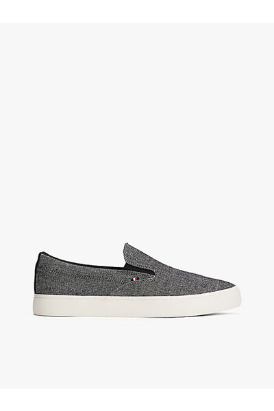 Tommy Hilfiger Men's Linen Chambray Slip-On Canvas Sneaker