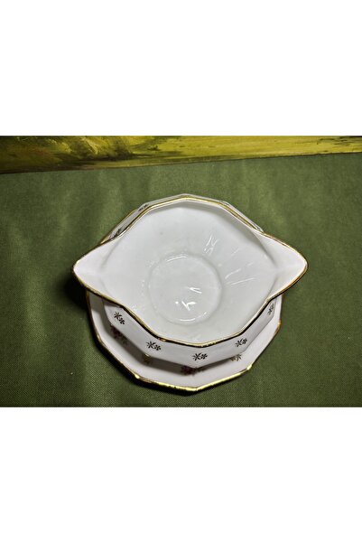 tayfuntufan antika koleksiyon Limoges Sauce Bowl 16 cm in Diameter, 7 cm High