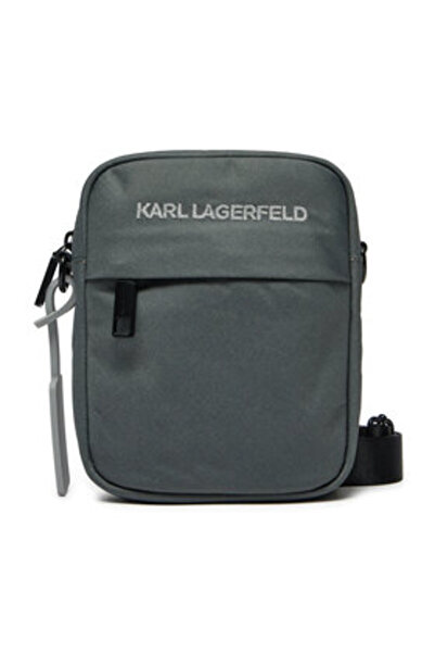 Karl Lagerfeld ανδρική τσάντα 246M3062 γκρι