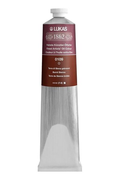 Lukas 1862 OIL 200ML BURNT SIENNA