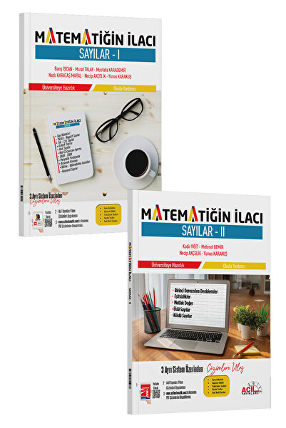 Acil Yayınları TYT Matematiğin İlacı Sayılar 1 ve Sayılar 2 Fasikül Seti 2026