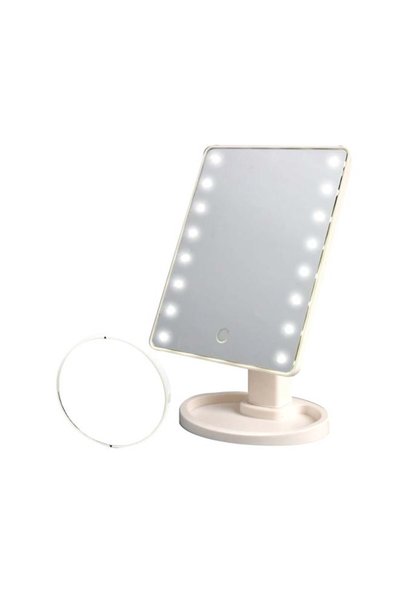 CoolBaby LED Make Up Mirror White/Clear 29x18x8cm