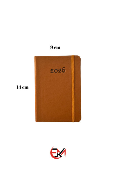 EKM 2026 Mini Haftalık Cep Ajandası 9x14cm