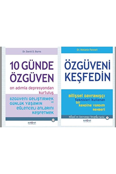 Psikonet Yayınları 10 gunde ozguven + ozguveni kesfedin =2 set