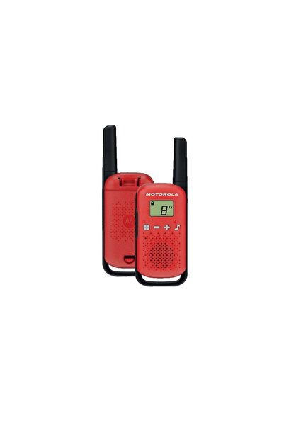 Motorola Set of 2 Motorola T42 Two-Way Radios, Talkabout Professional Twin pack Red