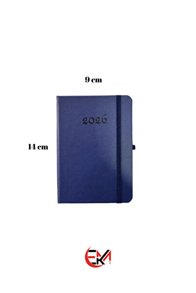 EKM 2026 Mini Haftalık Cep Ajandası 9x14cm