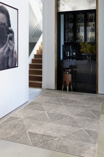 NaRStore Home Dekoratif Yıkanabilir,İnce, Kaymaz Tabanlı, Modern Salon Halısı...