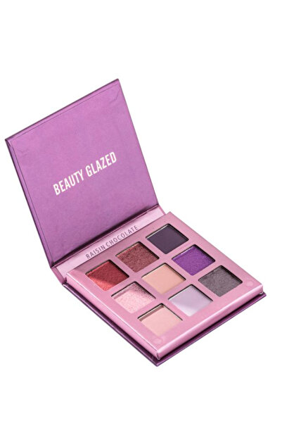 No branded Pigmented Eyeshadow Palette, Raisin Chocolate, Shimmer, Matte, Met...