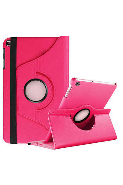 lucek cases Galaxy Tab a 10.1 (2019) T510 Compatible Lckc Rotatable Stand Case-Pink