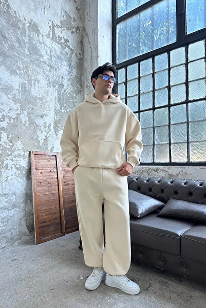 BayBayan Ανδρικό Σετ Αθλητικών και Καθημερινών Φόρμων Oversize